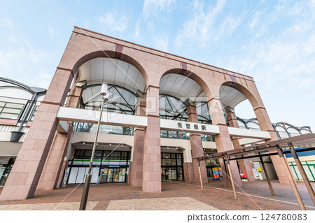 Sasebo City, Nagasaki Prefecture, Japan's westernmost station, JR Sasebo Station 124780083