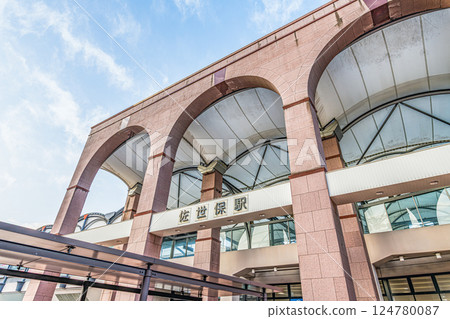 長崎縣佐世保市日本最西端的車站JR佐世保站 長崎縣佐世保市日本最西端的車站JR佐世保站 124780087