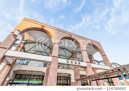Sasebo City, Nagasaki Prefecture, Japan's westernmost station, JR Sasebo Station 124780093