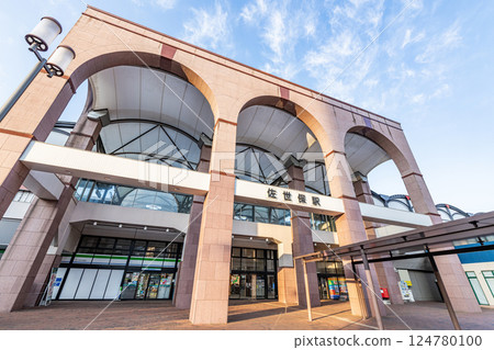 Sasebo City, Nagasaki Prefecture, Japan's westernmost station, JR Sasebo Station 124780100