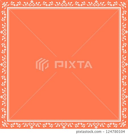 Decorative frame Elegant vector element for design in Eastern style, place for text. Floral pink and white border. Lace illustration for invitations and greeting cards Decorative frame Elegant vector element for design in Eastern style, place for text. Floral pink and white border. Lace illustration for invitations and greeting cards 124780104
