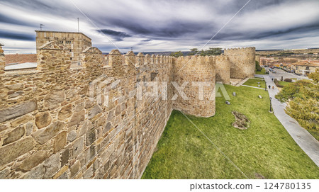 Walls of Avila, Spain 124780135