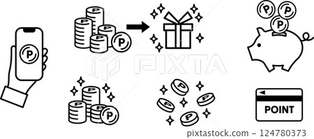 點硬幣插圖3 124780373