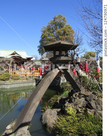 Kameido Tenjin Kotobashira Lantern Kameido Tenjin Kotobashira Lantern 124780971