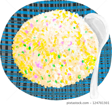 炒飯的插圖 124781301