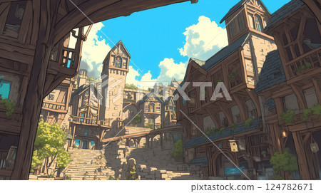 Medieval European Streets_006 124782671