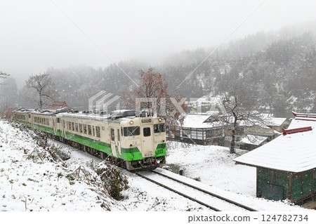 雪域景觀Tadami線 雪域景觀Tadami線 124782734