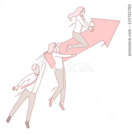 The significance of teamwork and the subsequent growth that it fosters in business development 124782760