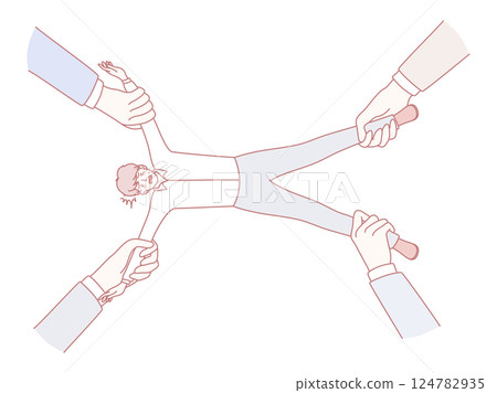 The constant strain of competing forces exerted on an individual can be quite overwhelming 124782935