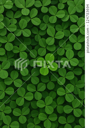 Clover background image_01 124783694