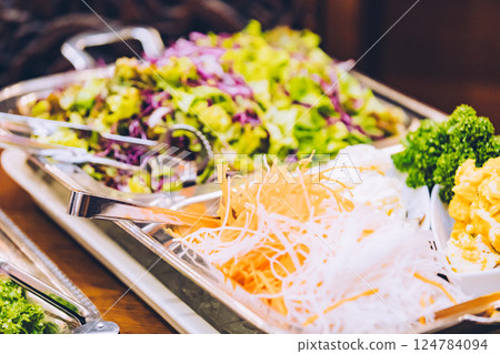 美味的食物展示圖像 美味的食物展示圖像 124784094