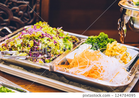 美味的食物展示圖像 美味的食物展示圖像 124784095