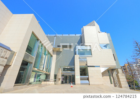 View of the Okayama Prefectural Museum of Art, Okayama City, Okayama Prefecture View of the Okayama Prefectural Museum of Art, Okayama City, Okayama Prefecture 124784215