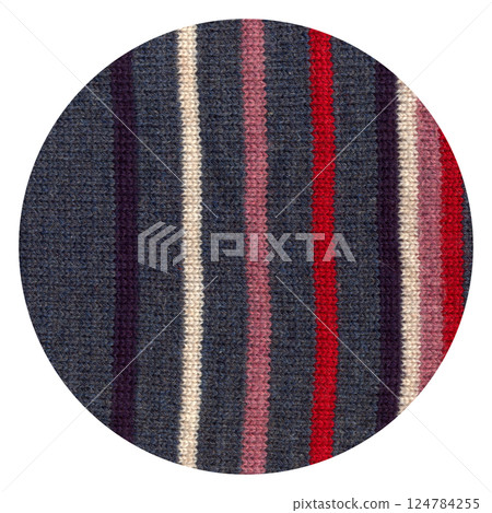 Handmade knitted fabric colored wool background texture, pattern fabric made of wool Handmade knitted fabric colored wool background texture, pattern fabric made of wool 124784255