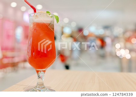 Mocktails made right in front of you 124784339