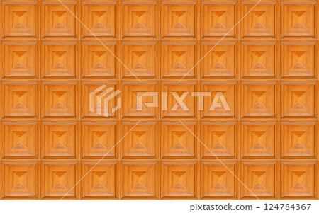 Wooden marquetry can be patterns created from the combination of pine and walnut wood, wooden floor, parquet, cutting board Wooden marquetry can be patterns created from the combination of pine and walnut wood, wooden floor, parquet, cutting board 124784367