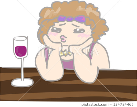 酒吧裡悲傷的女士 酒吧裡悲傷的女士 124784465