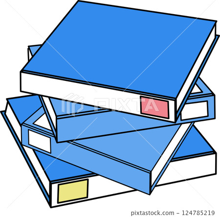 一堆文件圖標 124785219