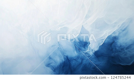 Abstract background with swirling pale smoke 124785244