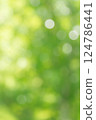 由綠色和光線構成的柔和的自然背景 124786441