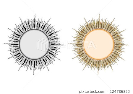 Hand drawn horizontal banners set with retro style ribbons decoration elements isolated vector illustration Hand drawn horizontal banners set with retro style ribbons decoration elements isolated vector illustration 124786833