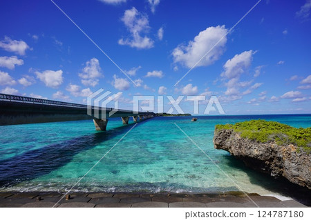 Okinawa's Blue Sea 124787180