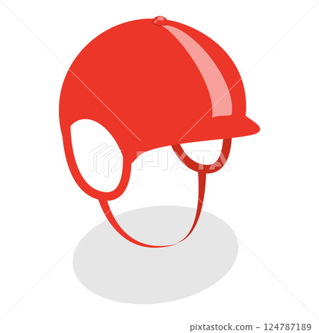 3D Isometric Flat Vector Set of Equestrian Elements, Horse Riding. Item 3 3D Isometric Flat Vector Set of Equestrian Elements, Horse Riding. Item 3 124787189