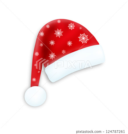 Santa Claus cap.New Year. 124787261