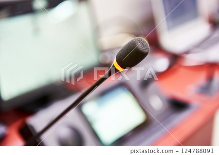 Microphone of digital conference system 124788091