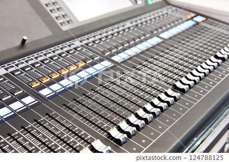 Digital audio mixing console 124788125