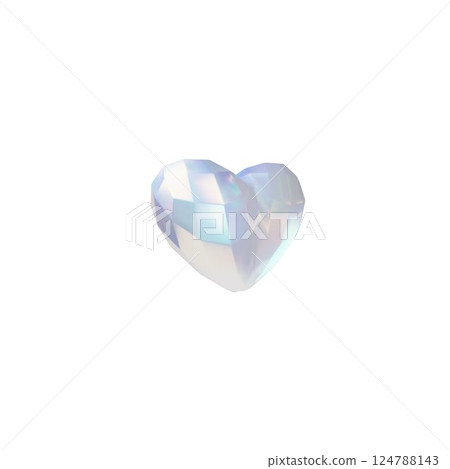 Heart shape diamond 3D vector icon, realistic gem stone shine and sparkle effect, dazzling crystal jewelry love symbol Heart shape diamond 3D vector icon, realistic gem stone shine and sparkle effect, dazzling crystal jewelry love symbol 124788143