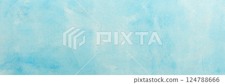 A minimalist soft blue texture backdrop, offering soft tones and a clean surface for creative design, top view, copy space, banner 124788666