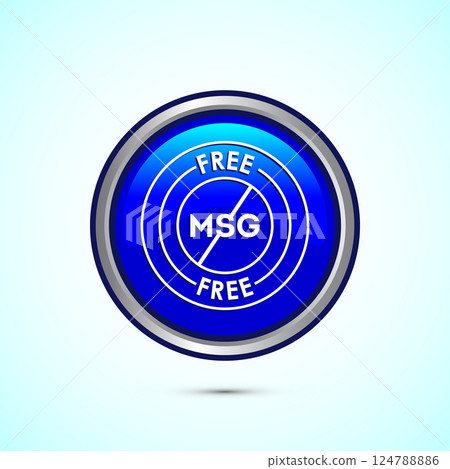 MSG free icon design illustration, Msg label sign for web and app. Button design 124788886