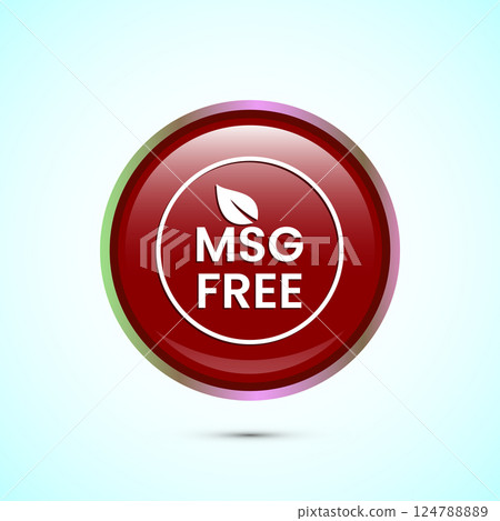 MSG free icon design illustration, Msg label sign for web and app. Button design MSG free icon design illustration, Msg label sign for web and app. Button design 124788889