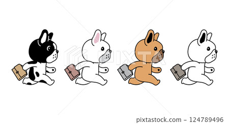 dog vector french bulldog icon running walking cartoon character document bag puppy pet doodle symbol illustration isolated design dog vector french bulldog icon running walking cartoon character document bag puppy pet doodle symbol illustration isolated design 124789496