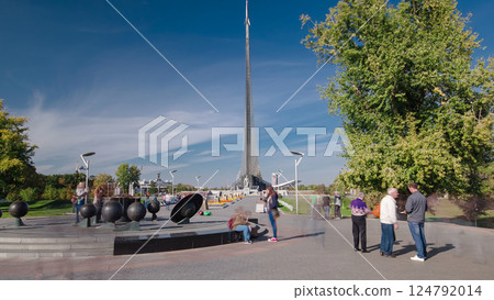 Monument To the Conquerors of Space timelapse hyperlapse, Moscow, Russia Monument To the Conquerors of Space timelapse hyperlapse, Moscow, Russia 124792014
