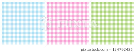 Tablecloth seamless pattern set, vector illustration Tablecloth seamless pattern set, vector illustration 124792425