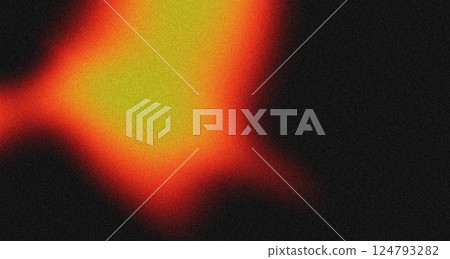 Bold fiery orange and black abstract gradient with high contrast, smooth curves, and glowing artistic waves for modern backgrounds 124793282