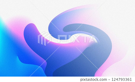 Abstract color gradient film grain texture background. Gradient noise effect Warm tone vintage style background. Ombre blends line stripe dust noise grain effect backdrop banner 124793361
