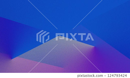 Soft Light Pastel Abstract Background, Dusty, Pale, Brown, Sepia, Beige, and White with Geometric Gradient, Triangle Lines, and Grunge Noise Texture Background 124793424
