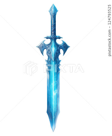 A cool legendary ice sword like the one in the game A cool legendary ice sword like the one in the game 124793525