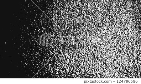 Abstract distress black old concrete wall with shadow textured background. Grunge retro grainy cement pattern texture for expressive design, banner, vintage rough surface, noise effect 124796586