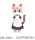 Maid Cat 124798101