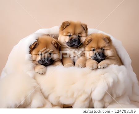 Cute puppy 124798199