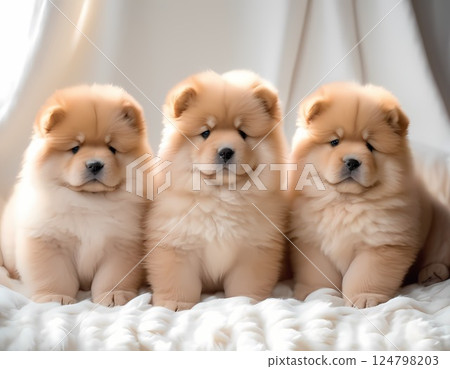 漂亮的小狗 124798203