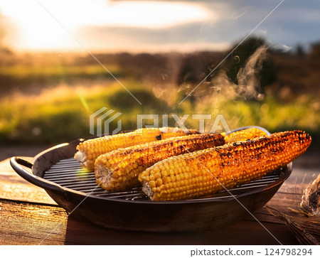 Fresh corn 124798294
