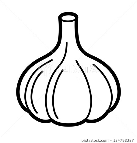 大蒜圖示 124798387
