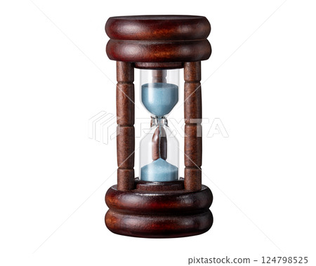 古董木製沙漏 124798525