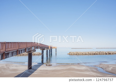 Niigata: Yunagi Bridge (Izumozaki Town) 124798737