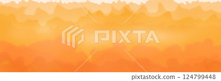 Orange pop gradient horizontal banner background 124799448